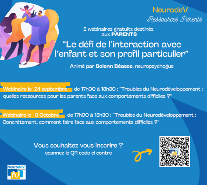 Webinaires gratuits NEURODEV