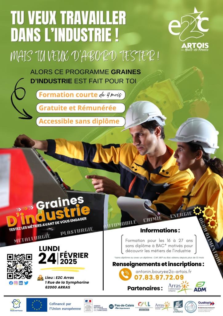 Affiche Graines d'industrie pour les hommes